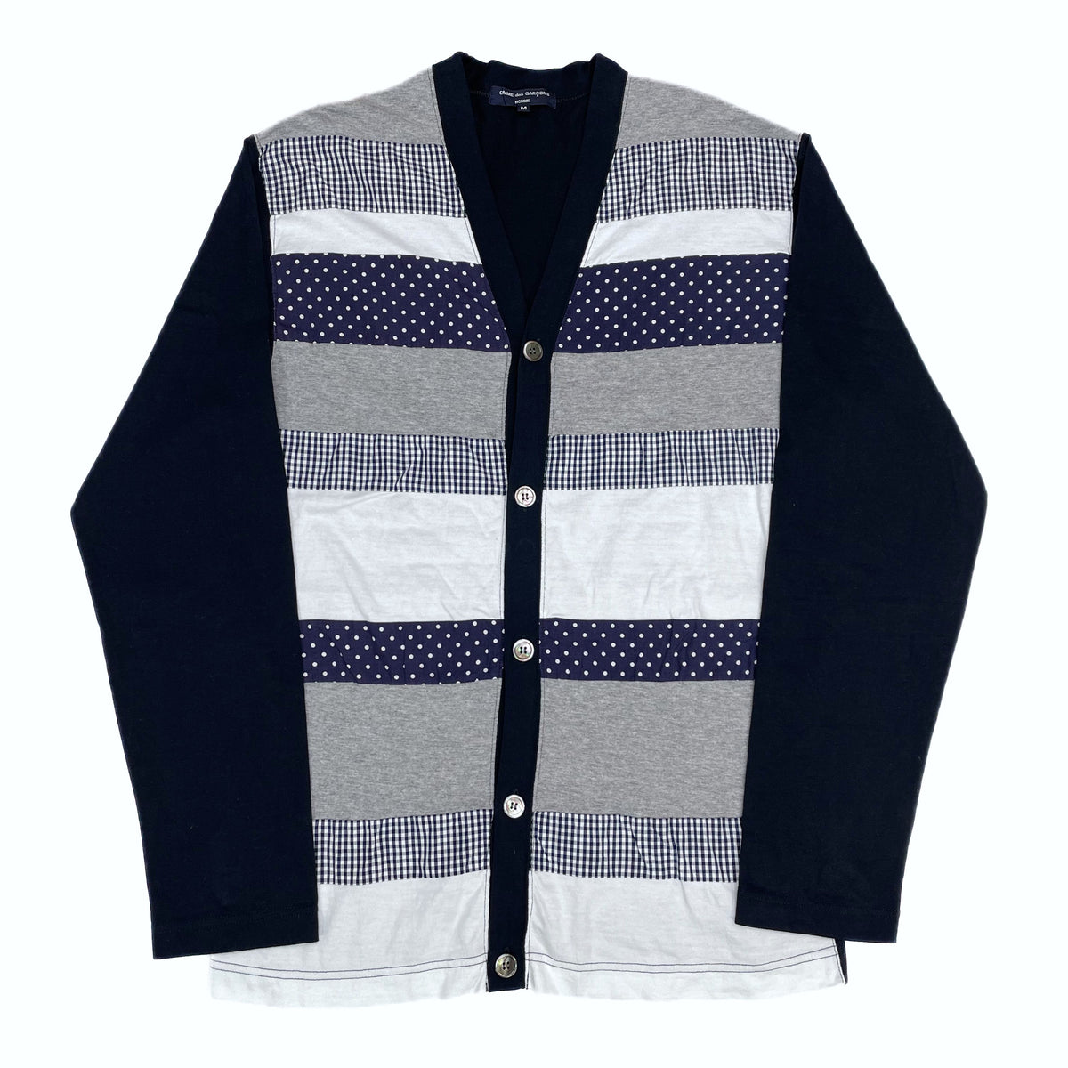 DESIGNERS) AD2011 COMME des GARCONS HOMME FRONT PATCHWORK PANELED