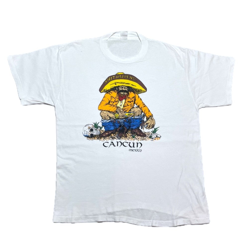 t-shirt) 1990'S～ SHIT HAPPENS UGLY PRINT T-SHIRT – Linco