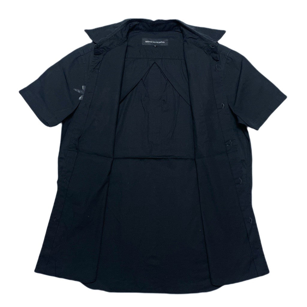 レア‼️90s‼️MASAKI MATSUSHIMA マサキマツシマ変形シャツ designers) 1990'S～ MASAKI MATSUSHIMA PRINTED SHORT SLEEVE SHIRT