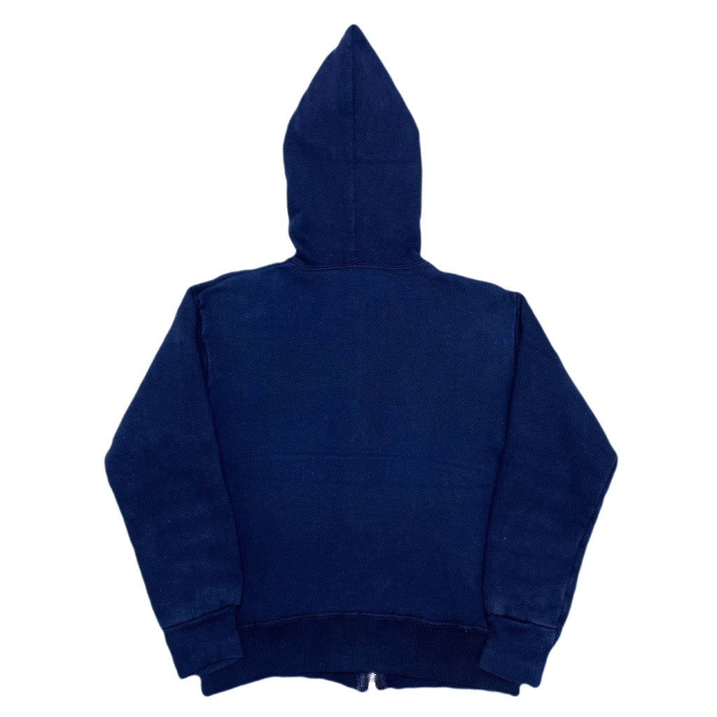 VINTAGE) 1960'S～ UNKNOWN THERMAL LINED ZIP UP HOODIE SWEAT