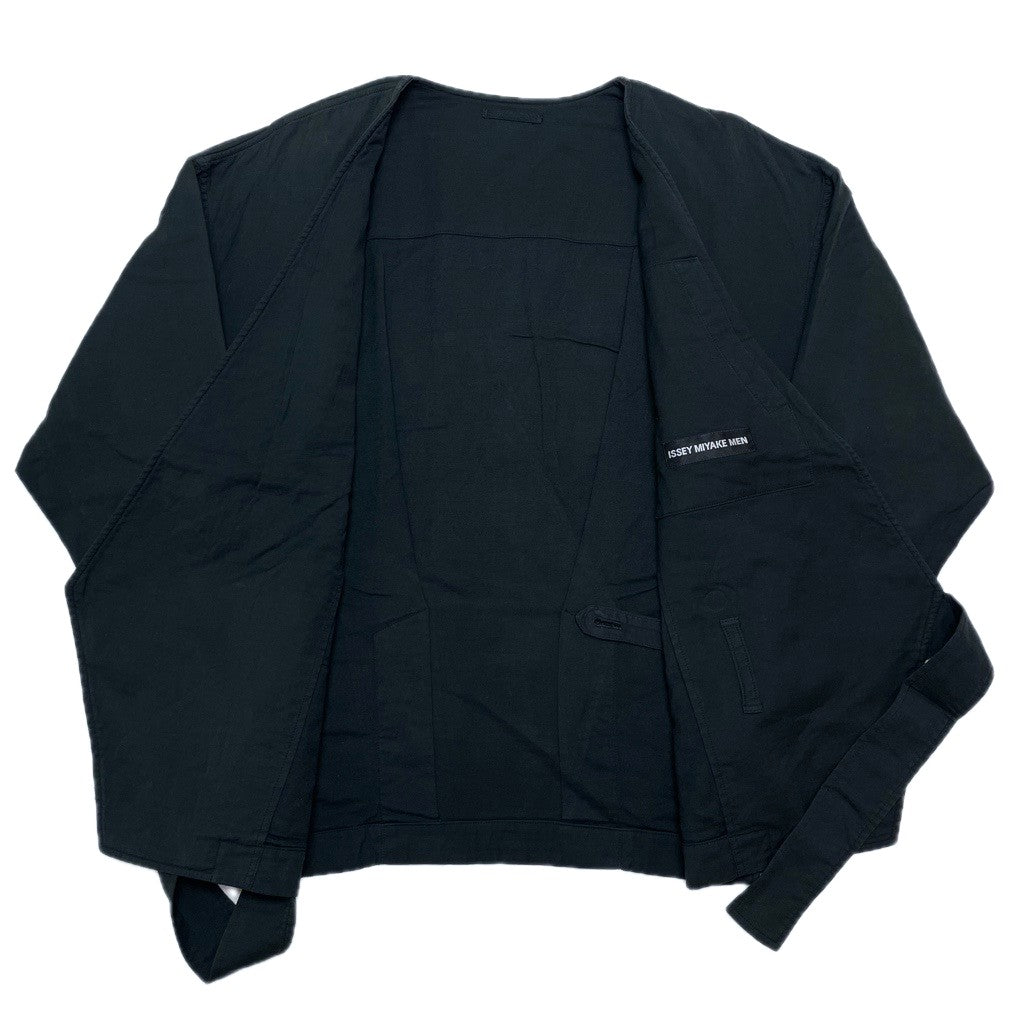良品　ISSEY MIYAKE デザインジャケット　日本製 DESIGNERS) 2010 MADE IN JAPAN ISSEY MIYAKE MEN BLACK TAG