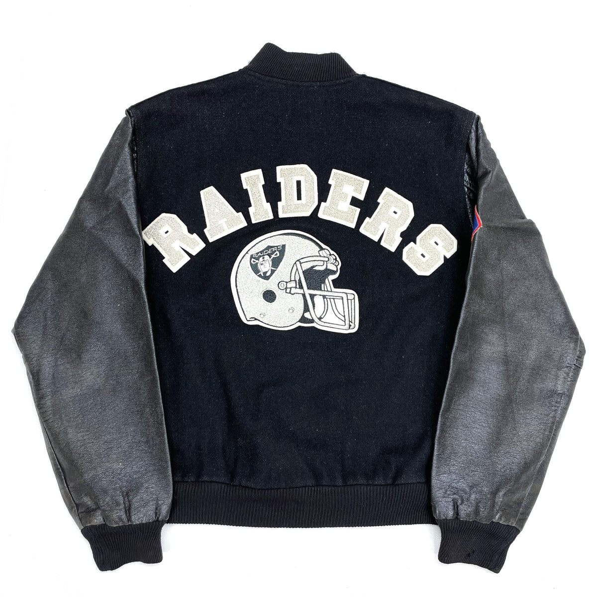 VTG Chalk Line Los Angeles Raiders NFL Varsity Letterman