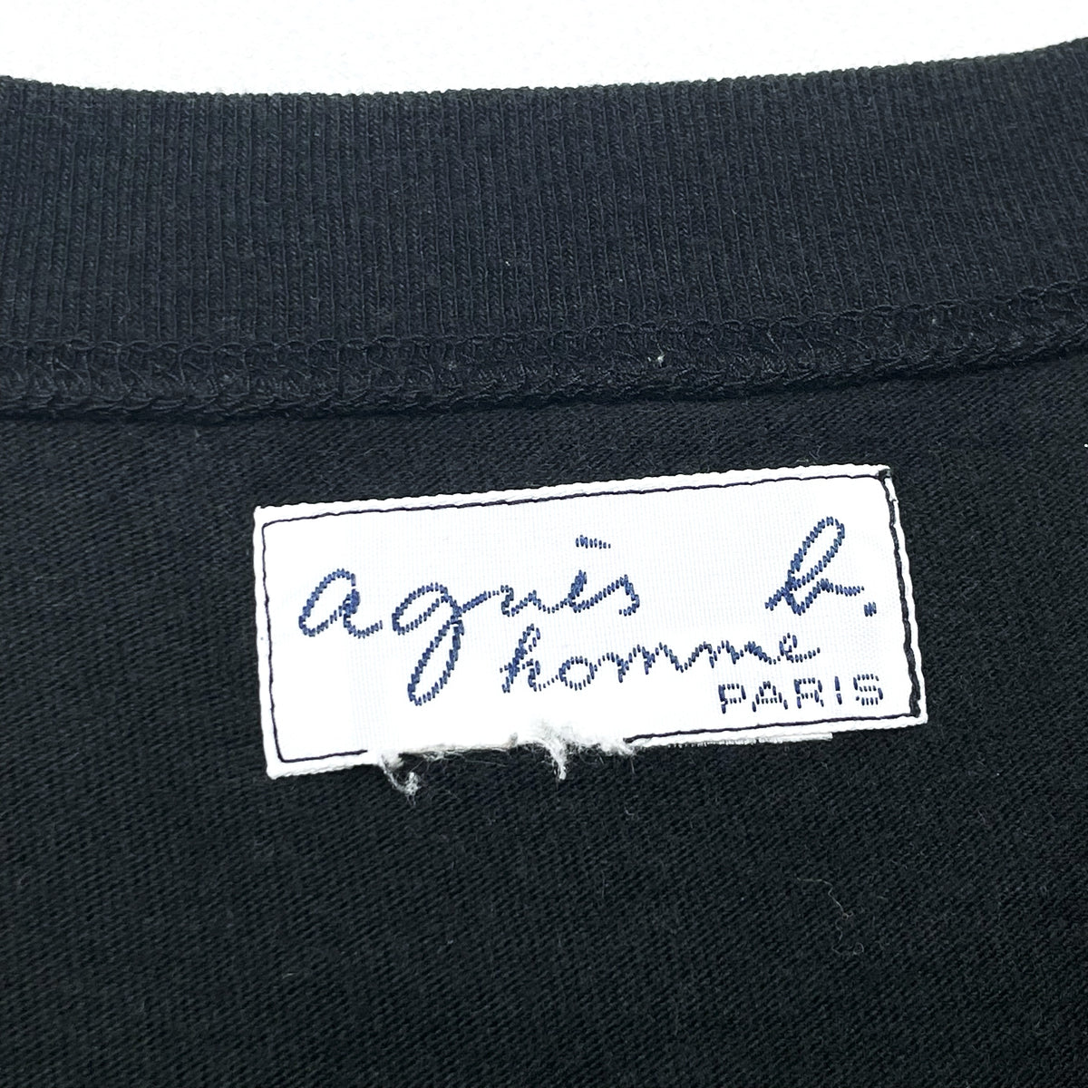 90s old agnes b homme paris cotton knit Agnès b. Homme Paris