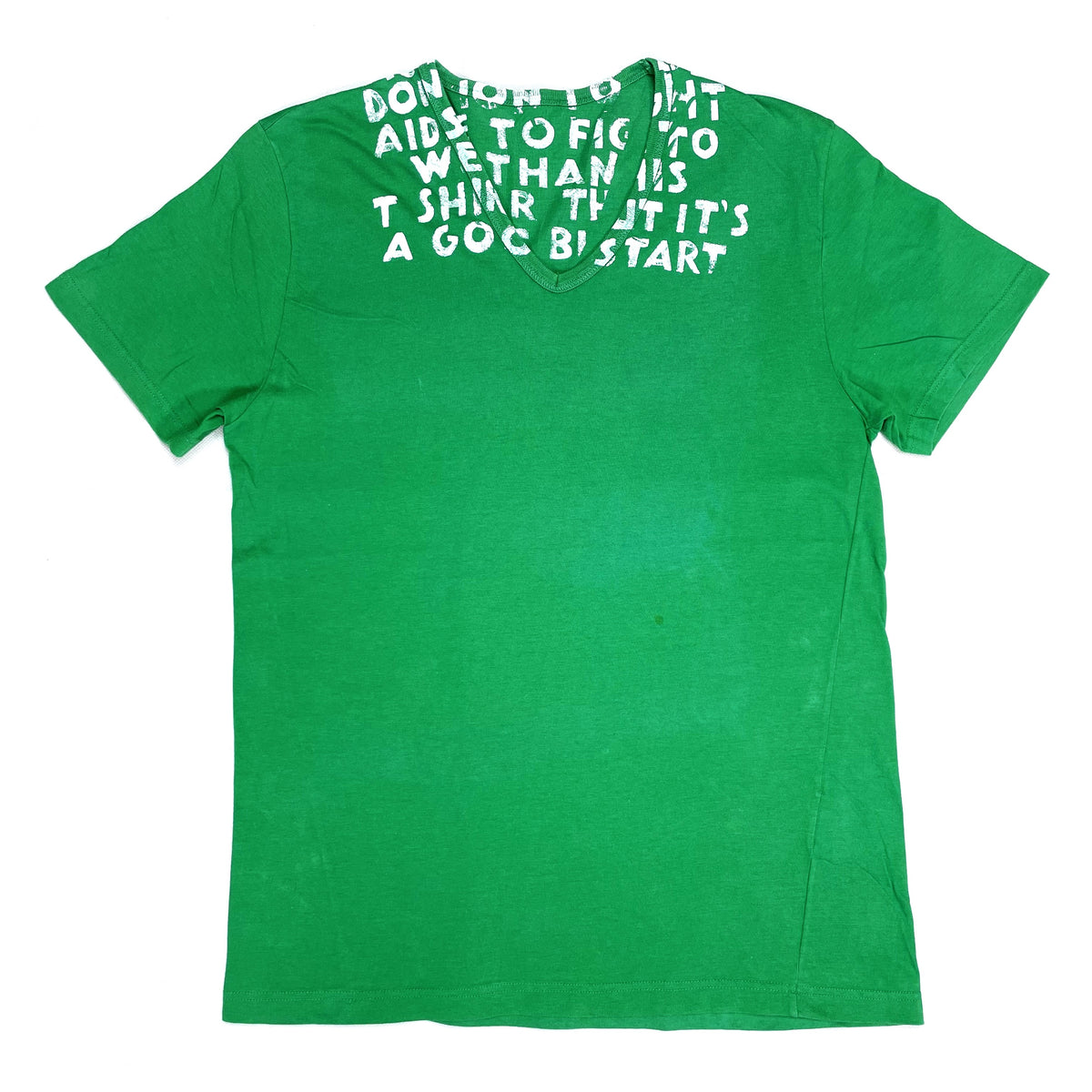 Maison Martin MargielaエイズTシャツMISS DEANNA DESIGNERS) MADE IN ITALY MAISON MARGIELA by MISS DEANNA AIDS T