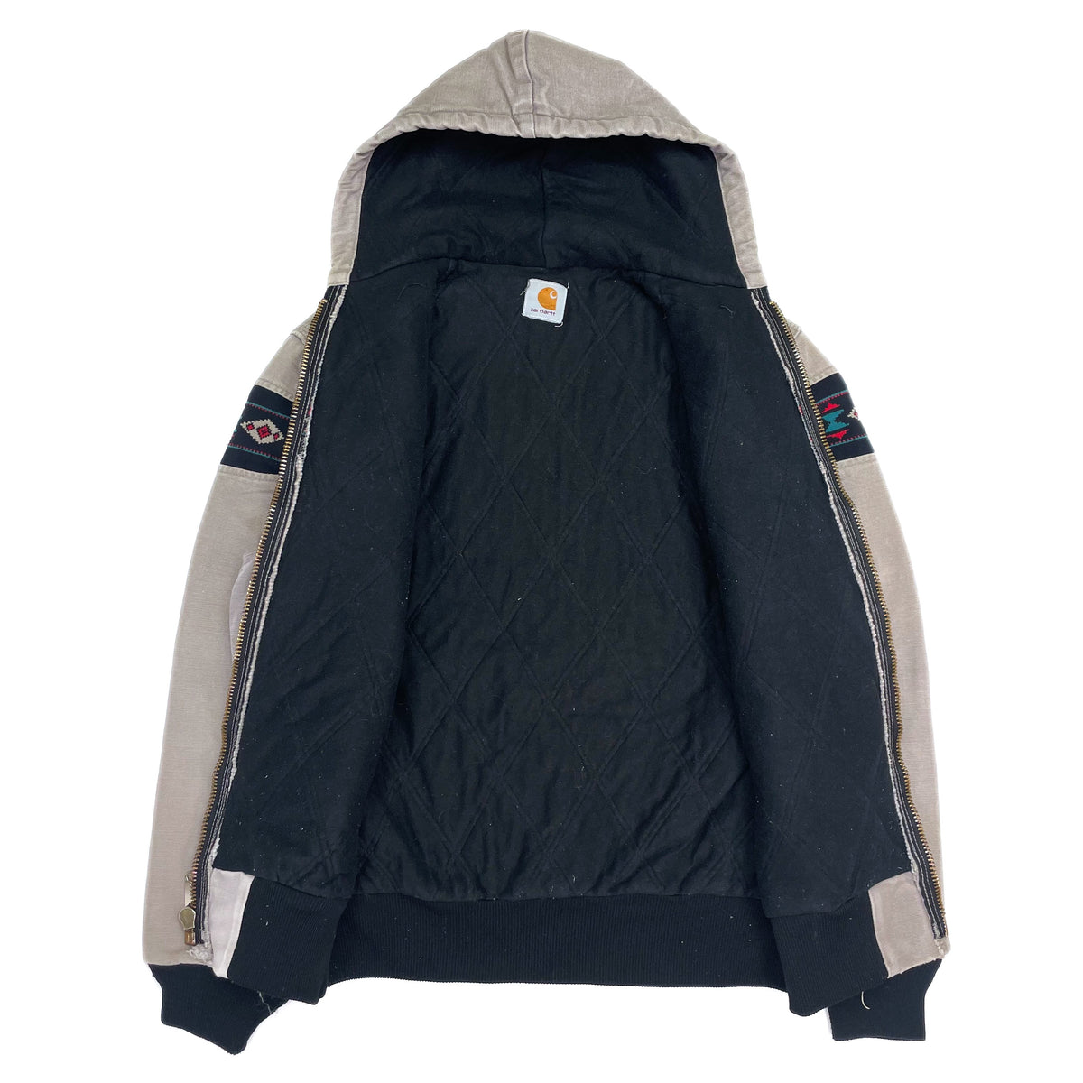 Carhartt パネルデザイン ジャケット VINTAGE) 2000'S～ CARHARTT NATIVE PATTERN PANELED DESIGN