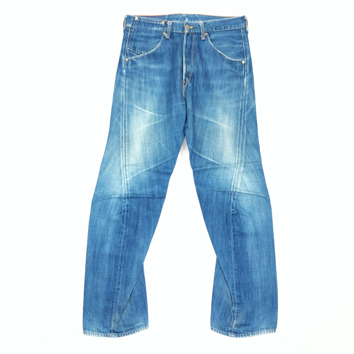 Rare 00s D&G tricolore Italy line denim（Lanthanide-Activated 