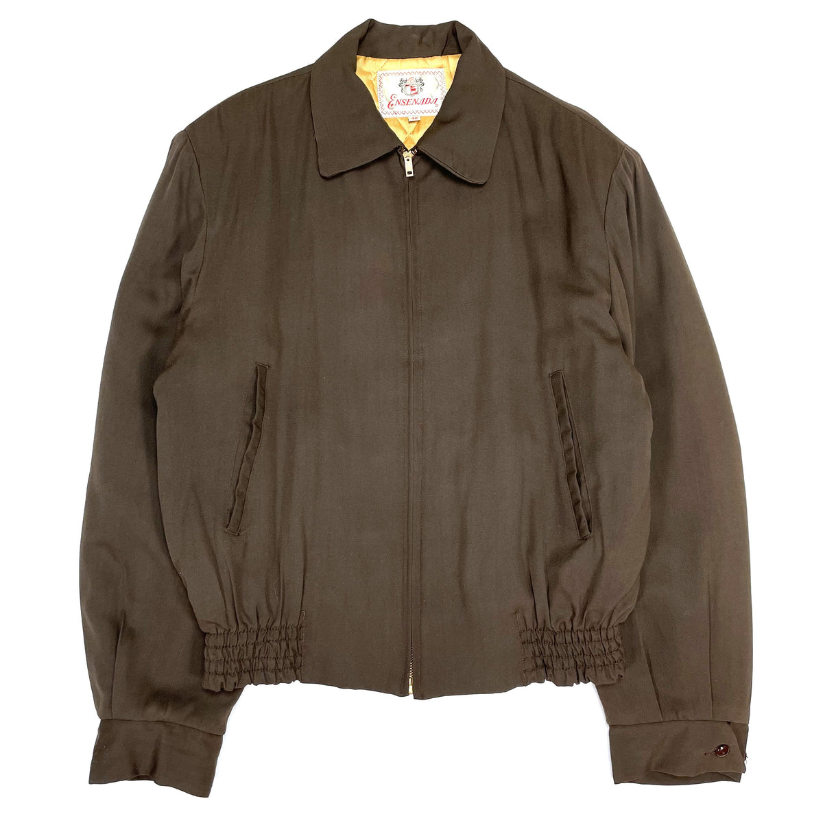 ENSENADA 50s ギャバジャン vintage gab jacket VINTAGE) 1950'S ENSENADA INSULATED GABARDINE JACKET – Linco