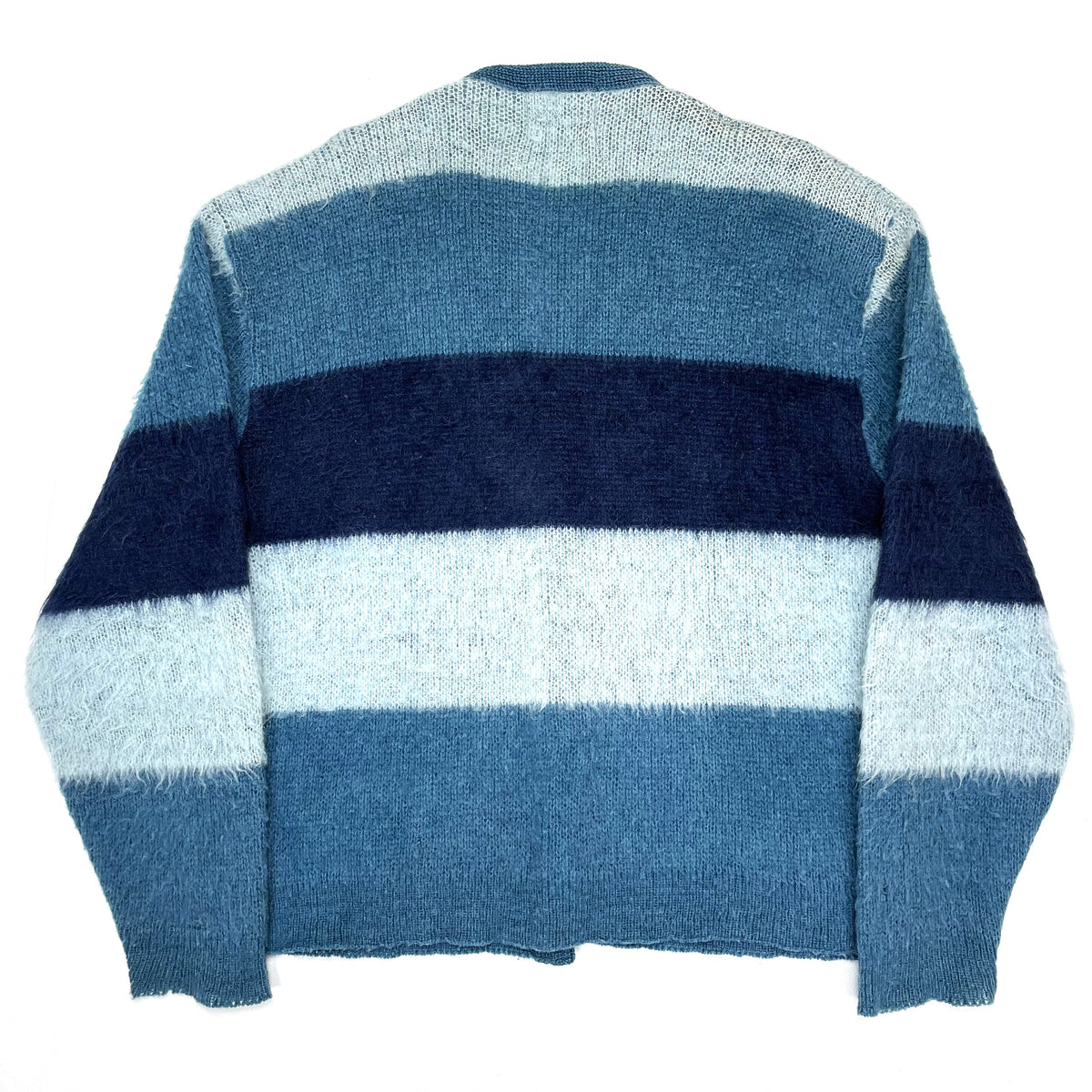 トップス 1960's Brentwood mohair cardigan VINTAGE) 1960'S BRENTWOOD STRIPED PATTERN MOHAIR KNIT