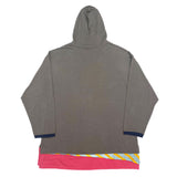 (DESIGNERS) Alexander Lee Chang HEM PANELED DESIGN HOODED LONG SLEEVE T-SHIRT