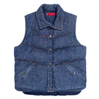 (VINTAGE) 2000'S Levi's RED TAB DENIM DOWN VEST