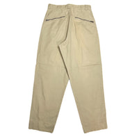 (DESIGNERS) 1980'S～ ISSEY MIYAKE BRUSH TAG 2 TUCK TAPERED CHINO PANTS