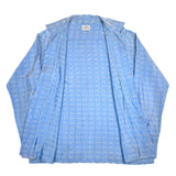 (VINTAGE) 1960'S～ SYLK-E-LYKE TOTAL PATTERN OPEN COLLAR BOX SHIRT