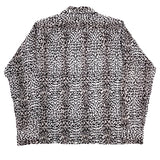 (DESIGNERS) Needles HEMP 100% LEOPARD PATTERN OPEN COLLAR BOX SHIRT