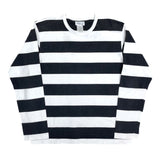 (DESIGNERS) 1990'S～ AGNES B. HOMME THICK STRIPED LONG SLEEVE SHIRT