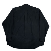 (DESIGNERS) 1990'S MADE IN FRANCE COMME des GARCONS SHIRT L/S SHIRT WITH WOOL PANELED POCKET