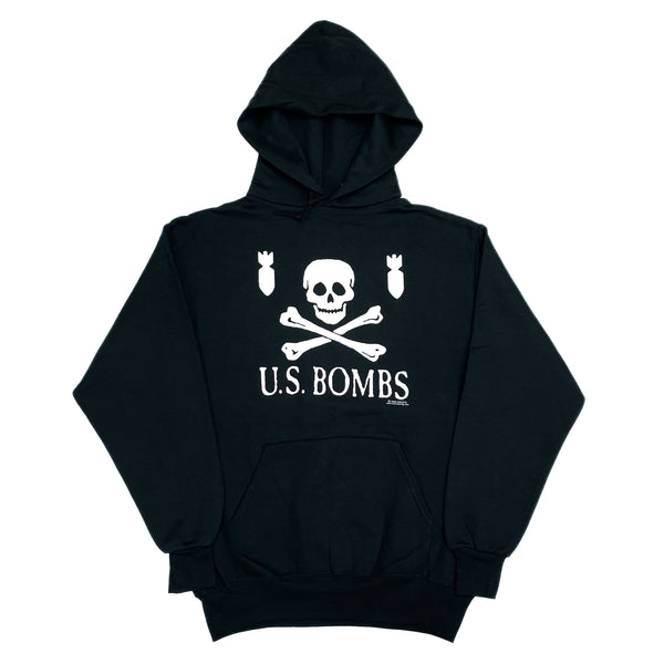 (VINTAGE) DEAD STOCK NEW 2000 PUNK BAND U.S.BOMBS PULLOVER HOODIE SWEAT SHIRT