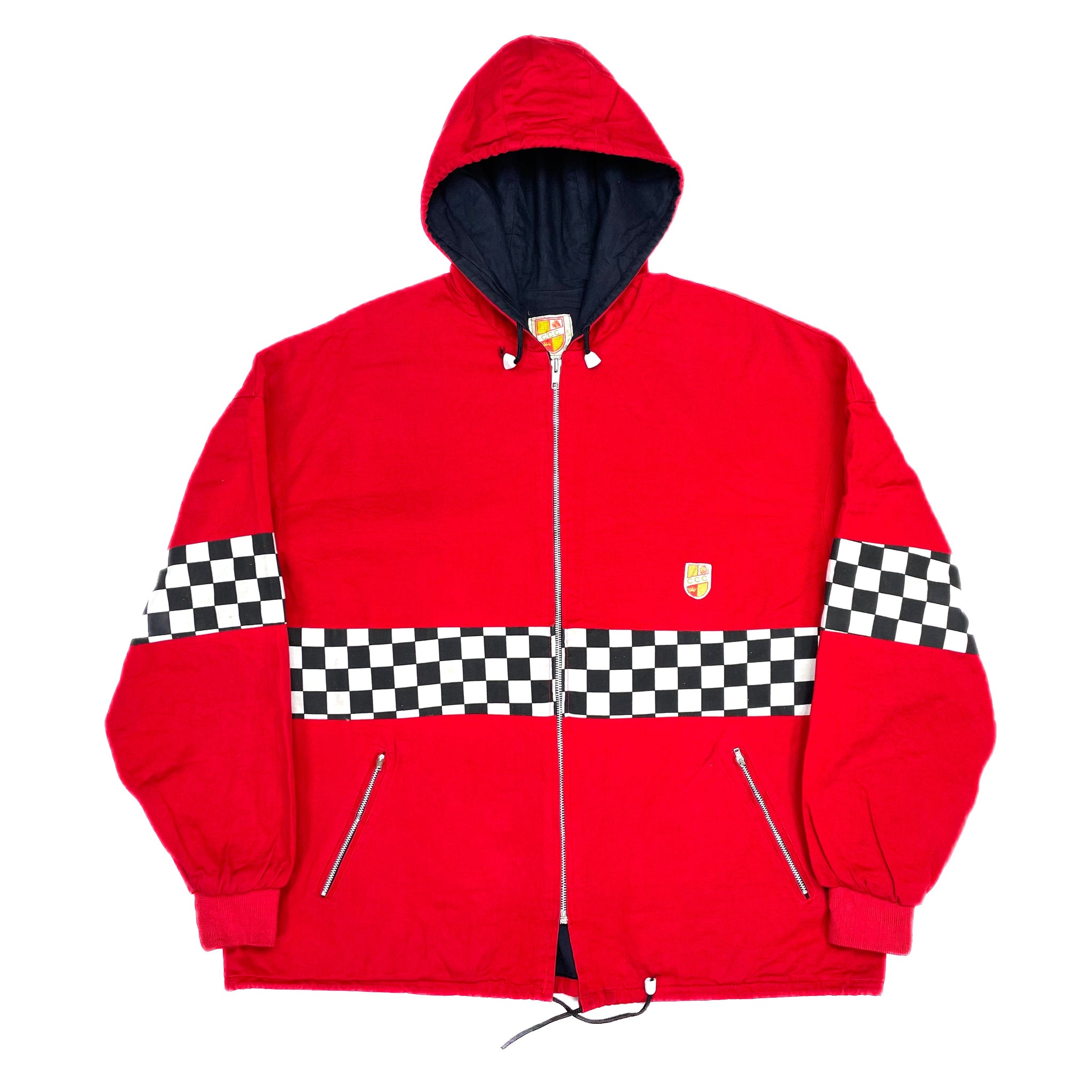 VINTAGE) 1980'S～ MADE IN ENGLAND C.C.C. CHECKERED FLAG PANEL