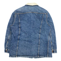 (VINTAGE) 1980'S MADE IN USA Levi's 71506-0217 LONG LENGTH 4 POCKET DENIM SHERPA JACKET
