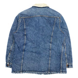 (VINTAGE) 1980'S MADE IN USA Levi's 71506-0217 LONG LENGTH 4 POCKET DENIM SHERPA JACKET