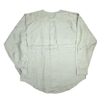 (VINTAGE) DEAD STOCK NEW 1990'S～ GOOUCH LINEN 100% COLLARLESS SHIRT