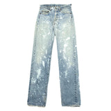 (VINTAGE) 1970'S～ Levi's 501 66 CHAIN STITCH BLEACHED DENIM PANTS