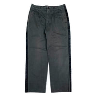 (DESIGNERS) AD2006 COMME des GARCONS HOMME 4 POCKET 2 TUCK PANTS WITH SIDE LINE
