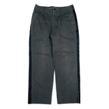 (DESIGNERS) AD2006 COMME des GARCONS HOMME 4 POCKET 2 TUCK PANTS WITH SIDE LINE