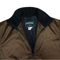 (VINTAGE) DEAD STOCK NEW 1990'S～ MADE IN USA SPIEWAK TITAN CLOTH HALF ZIP PADDED PULLOVER JACKET