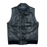 (DESIGNERS) 2000'S～ UNDERCOVERISM SHEEPSKIN DOUBLE BREASTED BIKER VEST