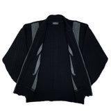 (VINTAGE) 1990'S～ Carlo Colluci HUMAN PATTERN DESIGN ZIP UP KNIT CARDIGAN