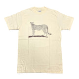 (t-shirt) DEAD STOCK NEW 1985 MADE IN USA LEOPARD PRINT T-SHIRT