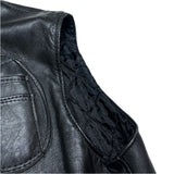 (vintage) 1980'S～ MADE IN FRANCE Jacques VINCENT pour JAPA FRENCH ARMY TYPE LEATHER FLIGHT VEST