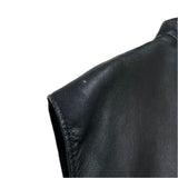 (vintage) 1980'S～ MADE IN FRANCE Jacques VINCENT pour JAPA FRENCH ARMY TYPE LEATHER FLIGHT VEST