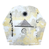 (designers) 2000'S～ SASQUATCH FABRIX TIE DYED LONG SLEEVE T-SHIRT WITH OTENTOUSAMA PRINT