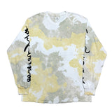 (designers) 2000'S～ SASQUATCH FABRIX TIE DYED LONG SLEEVE T-SHIRT WITH OTENTOUSAMA PRINT