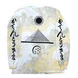 (designers) 2000'S～ SASQUATCH FABRIX TIE DYED LONG SLEEVE T-SHIRT WITH OTENTOUSAMA PRINT