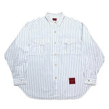 (designers) 1990'S～ MADE IN JAPAN dezert from COMME des GARCONS STRIPE X POLKA DOT PATTERN OVERSIZED SHIRT