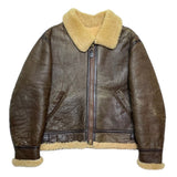 (VINTAGE) 1980'S～ MADE IN USA MONELI MARIASINI TYPE B-3 SHEEPSKIN SHEARLING FLIGHT JACKET