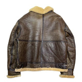 (VINTAGE) 1980'S～ MADE IN USA MONELI MARIASINI TYPE B-3 SHEEPSKIN SHEARLING FLIGHT JACKET