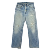 (VINTAGE) 1970'S～ Levi's 501 66 SINGLE STITCH DISTRESSED DENIM PANTS