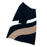 (DESIGNERS) MADE IN ITALY BOTTEGA VENETA LINED DESIGN BOAT NECK SHORT SLEEVE SHIRT