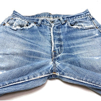 (VINTAGE) 1970'S～ Levi's 501 66 SINGLE STITCH DISTRESSED DENIM PANTS