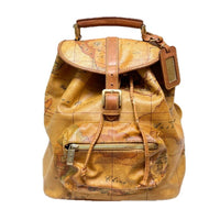 (OTHER) 1990'S～ MADE IN ITALY PRIMACLASSE WORLD MAP PATTERN BACKPACK