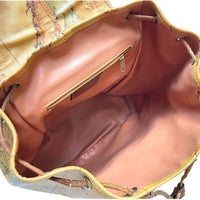 (OTHER) 1990'S～ MADE IN ITALY PRIMACLASSE WORLD MAP PATTERN BACKPACK