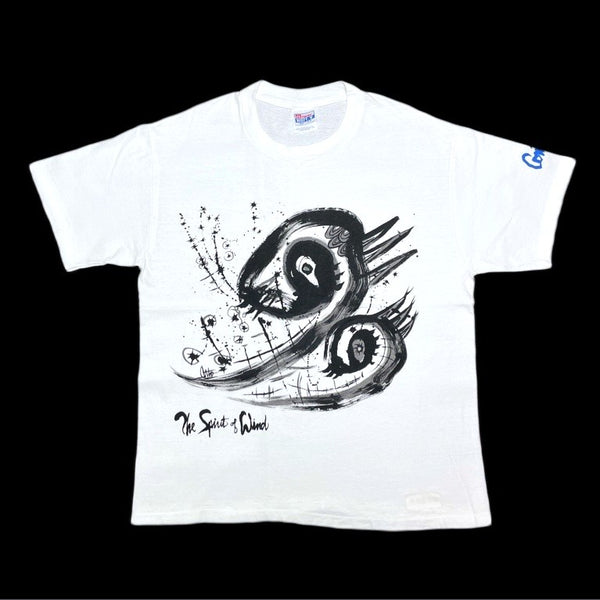 (T-SHIRT) 1990'S～ INTERNATIONAL ART VILLAGE The Spirit of Wind ART PRINT T-SHIRT