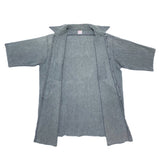 (VINTAGE) 1940'S～ 5 BROTHER SHORT SLEEVE BLACK CHAMBRAY SHIRT WITH GUSSET