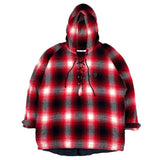 (VINTAGE) 1990'S～ MADE IN EUROPE MATADOR SHADOW PLAID LACE UP ANORAK PARKA