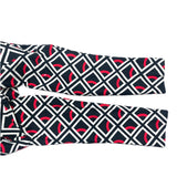 (DESIGNERS) 2019 MADE IN ITALY MAISON MARGIELA 10 TOTAL PATTERN PRINT DOUBLE BREASTED COTTON BLAZER JACKET