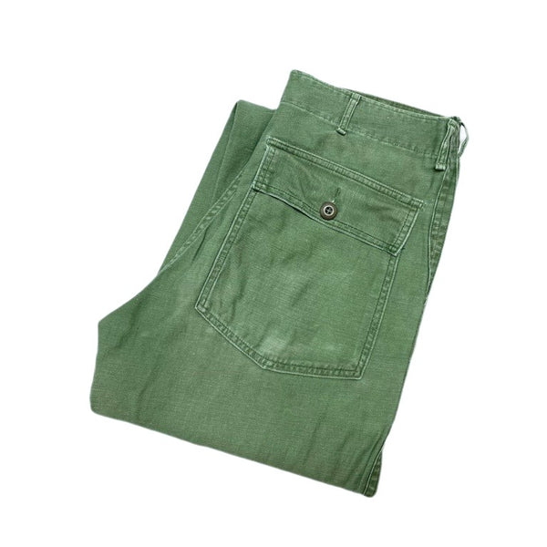 (VINTAGE) 1968 US ARMY COTTON BAKER PANTS