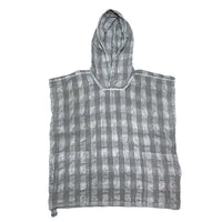 (DESIGNERS) 2000'S～ ISSEY MIYAKE MEN BLACK TAG BLOCK CHECKERED GARMENT DYED UNEVEN MATERIAL SLEEVELESS HOODIE